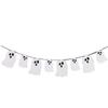 Paper Halloween Ghost Banner Funny Pull Flower Decoration Props Supplies Ghost Flag  Bar