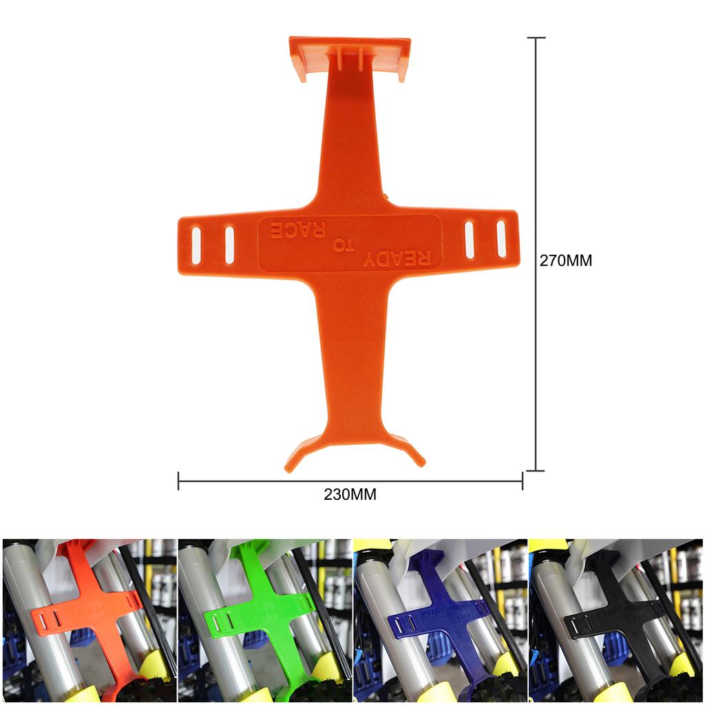 Motocross-Dirt-Bike-Kunststoff-Gabelstützschutz, Transportschutz, Gabelschoner-Klammer