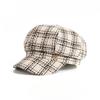 Love Octagonal Hat for Women Comfortable Autumn and Winter New Style Painter Hat Thin Fashion Newspaper Hat