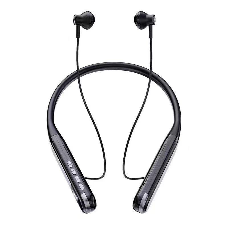 

High-Quality Bluetooth Neckband Headphones: Long Standby, Perfect for Sports, Gaming & Calls - Compatible with Huawei, OPPO, Apple.