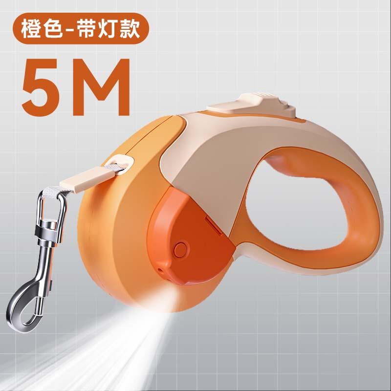 Pet automatic telescopic leash dog walking rope medium and small dog explosion-proof dog chain leash dog supplies