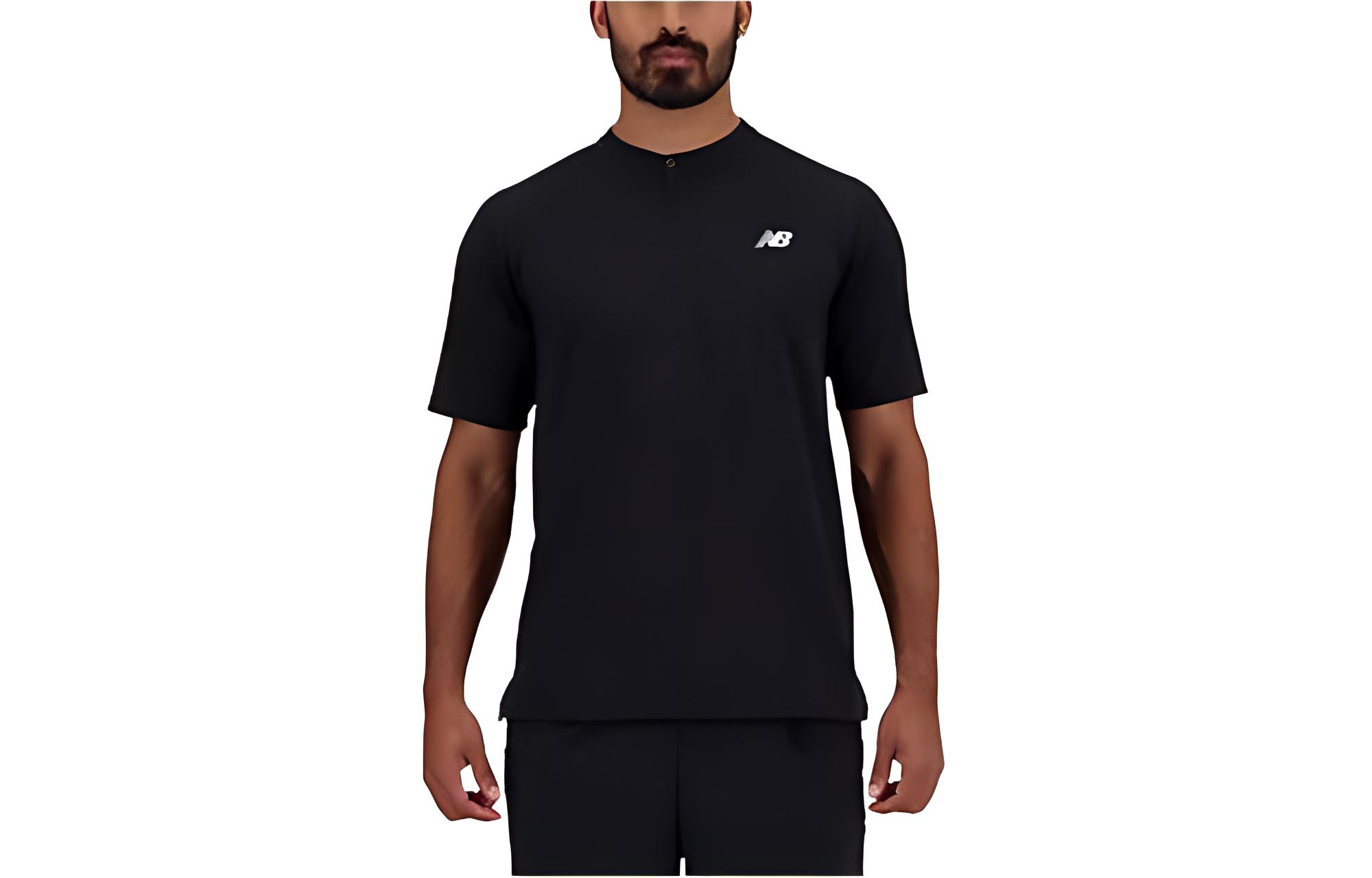 

New Balance Tournament Top T Shirt Men s Black MT41403-BK XL