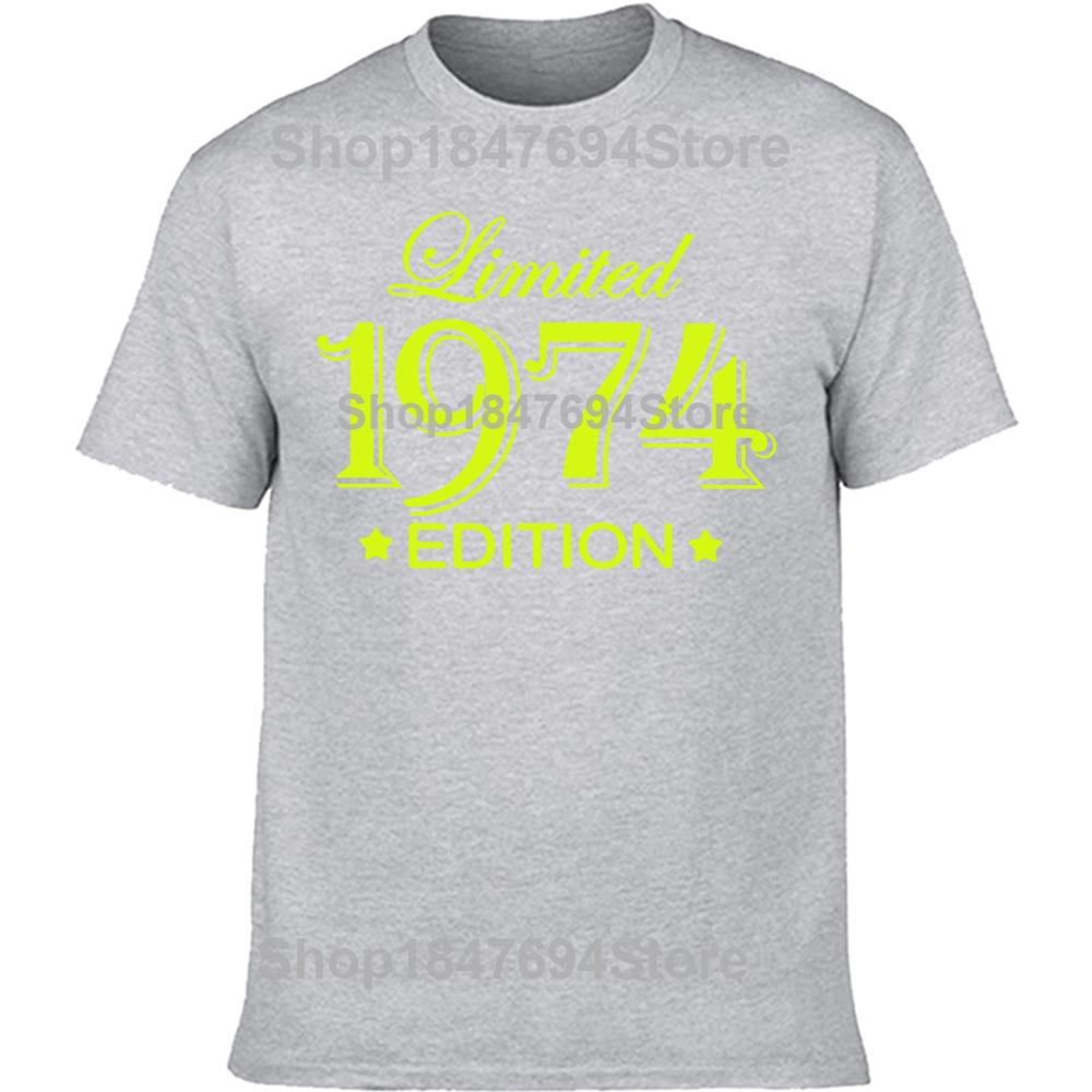 Funny 51 Year Old Gifts Vintage 1974 Limited Edition Birthday T Shirts Graphic Cotton Streetwear Short Sleeve T-shirt