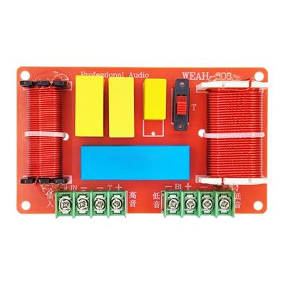 250W 1 Agudo 2 Grave Divisor de Frequência 3 Vias Circuito Filtro de Alto-falante Agudo Grave Som Estéreo Crossovers Chaves