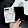 For IPhone DUO Transparent Ultra Slim Magnetic Wireless Charger Phone Case for IPhone Fold Clear Hard PC Anti Scratch Shockproof Protect Cover