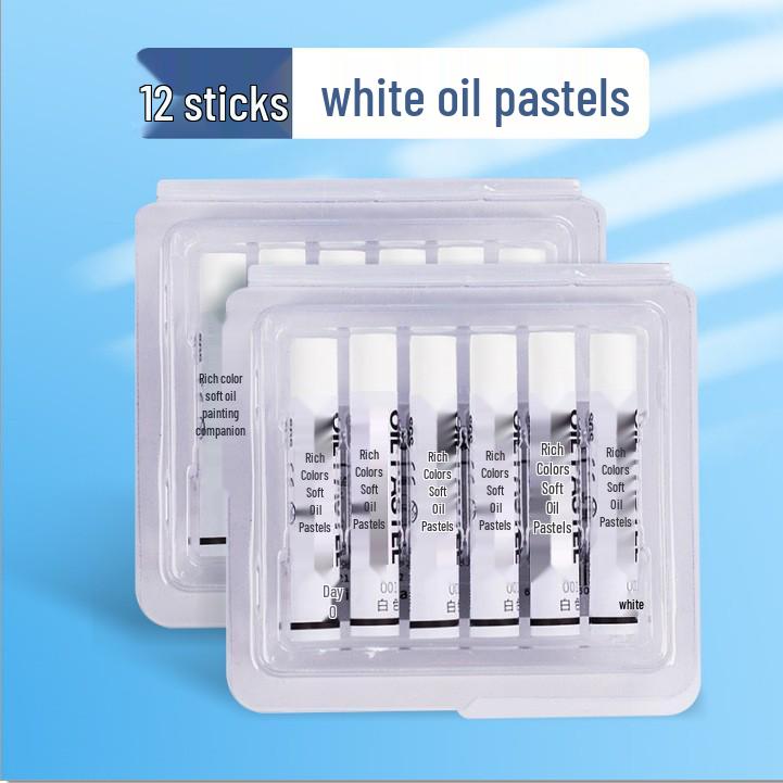 Dan Ke Lin Third Gen Super Soft 36-Color Oil Pastel Set - Advanced Gray White Oil-Based Crayons