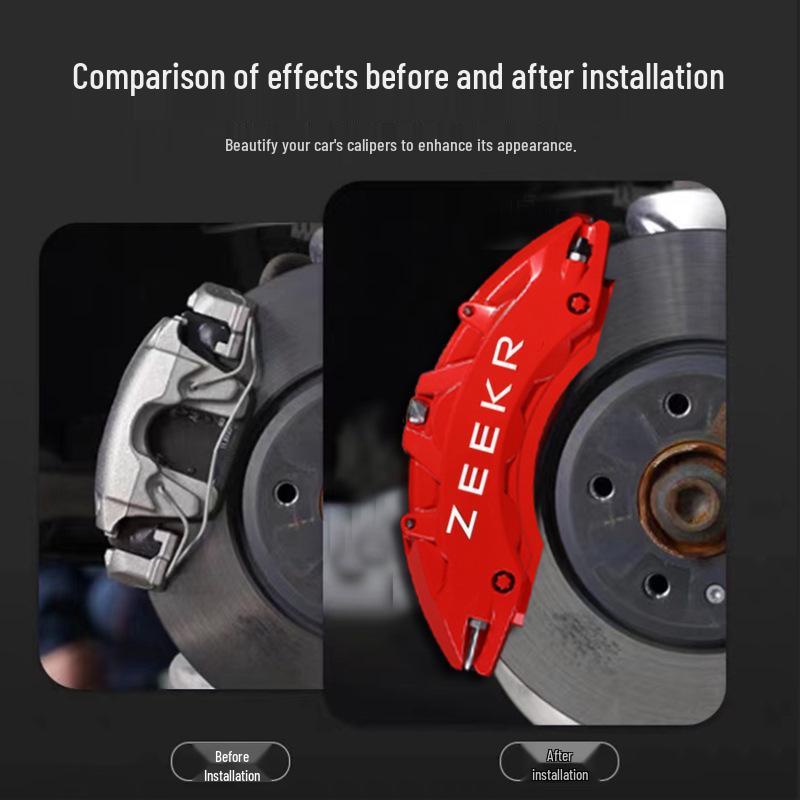 Aluminum Alloy Brake Caliper Cover & Wheel Hub Mods for Jike 001/007/009/X/MIX Models