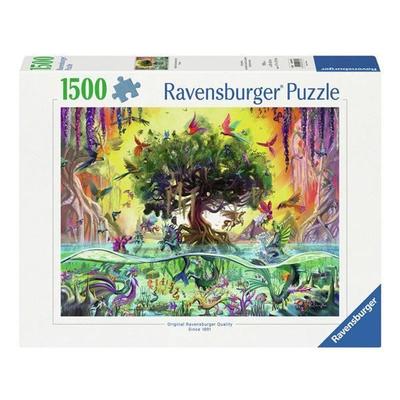 Puzzle - RAVENSBURGER - Einhorn Aus Dem See U. S. Freunde - 1500 Pièces - Multicolore - Intérieur