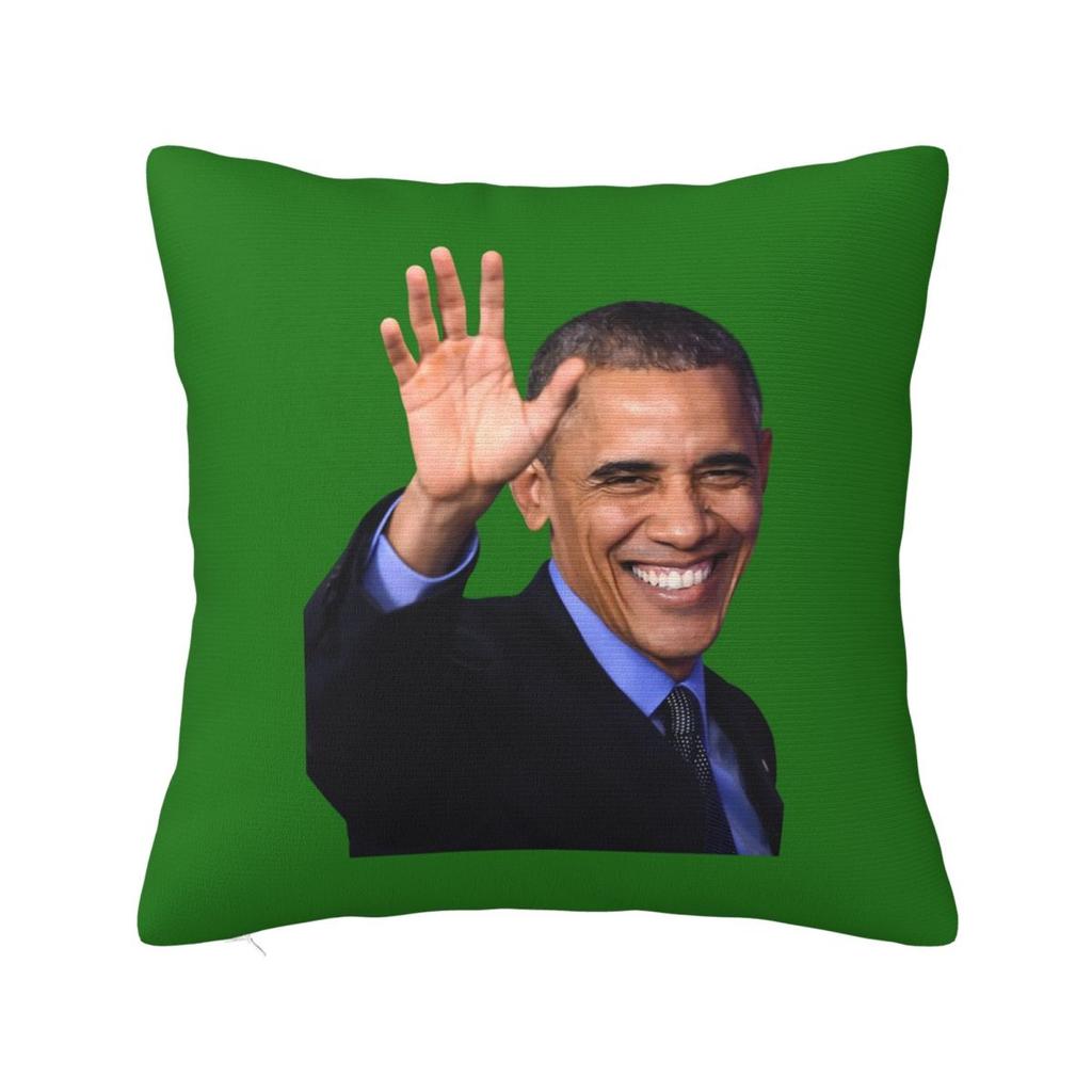 Barack Obama Square Pillowcase Cushion Cover Pillow Case Throw Pillow Cover for Home Bedroom Car