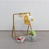 Display Stand Miniature Hangers 1/12 Scale Dollhouse Clothing Rack Doll Clothes Rack  Kid Toy