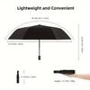 Heavy Duty Travel Umbrella with Automatic UV Protection - Windproof and Waterproof