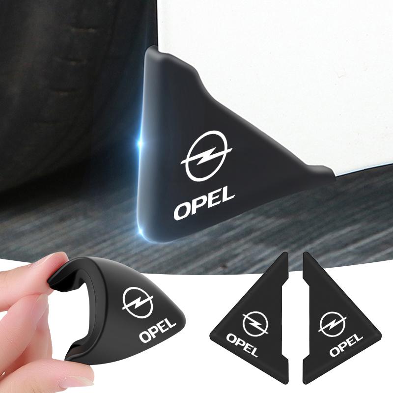 2PCS Car Styling Door Corner Cover Anti-scratch Protector Golf Polo Passat Tiguan Rline GTI Car Accessories For Opel Corsa