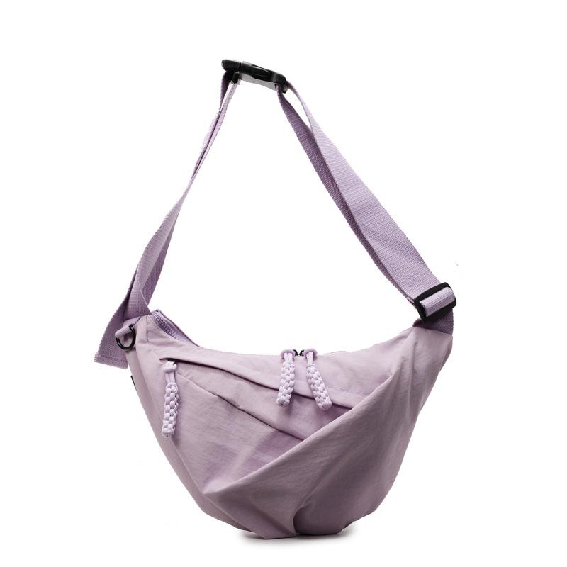 

Повседневная легкая и спортивная сумка-пельмень. Универсальная сумка через плечо для поездок на работу и путешествий small фиолетовый