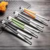 Stainless Steel Food Clip BBQ Steak Bread Salad Picnic Silicone Non-slip Handle Tong Party Portable Kitchen Cooking Baking Tools