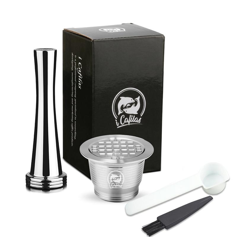 Reusable Espresso Capsules Refillable Coffee Pods Stainless Steel Refillable Cup Filter Coffee Accessories For Nespresso