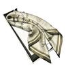 Spring and summer thin mulberry silk scarf women's beige pony silk 70 small square scarf professional decorative silk gift