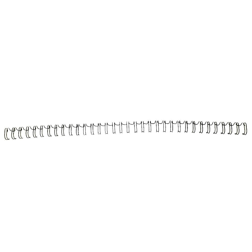 100PCS 6.4mm White Size 34 Teeth 3:1 Double Wires Binding Wire Calendar Binding Iron