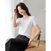 Srcr Women's Textured Knit Short Sleeve T-Shirt