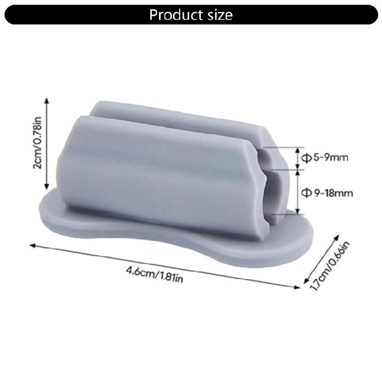 Flexible Pen Holders and Marker Clip Silicone Pen Holders Easy To Install Pencil Organizer for Wall Clipboard