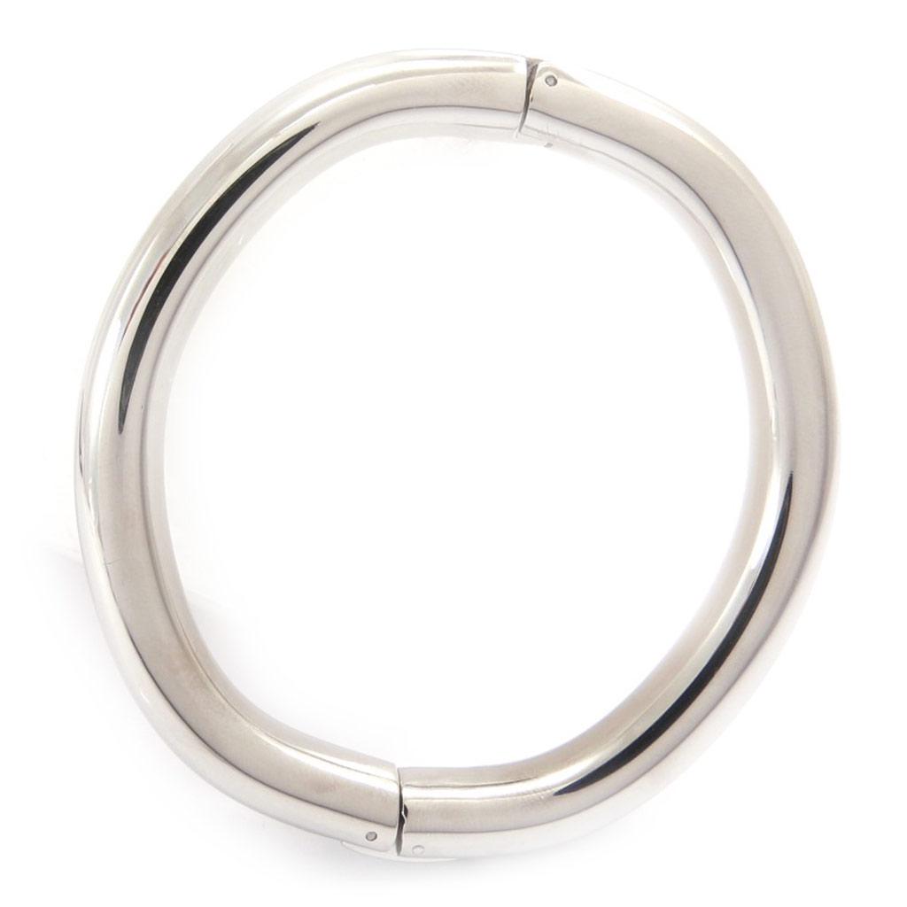 Les Trésors De Lily [J9362] - Silver 'Choreography' Steel Bracelet - 62 Mm 8 Mm