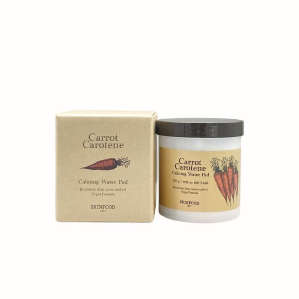 

[Skinfood] Carrot Carotene Calming Water Pads 60 sheets
