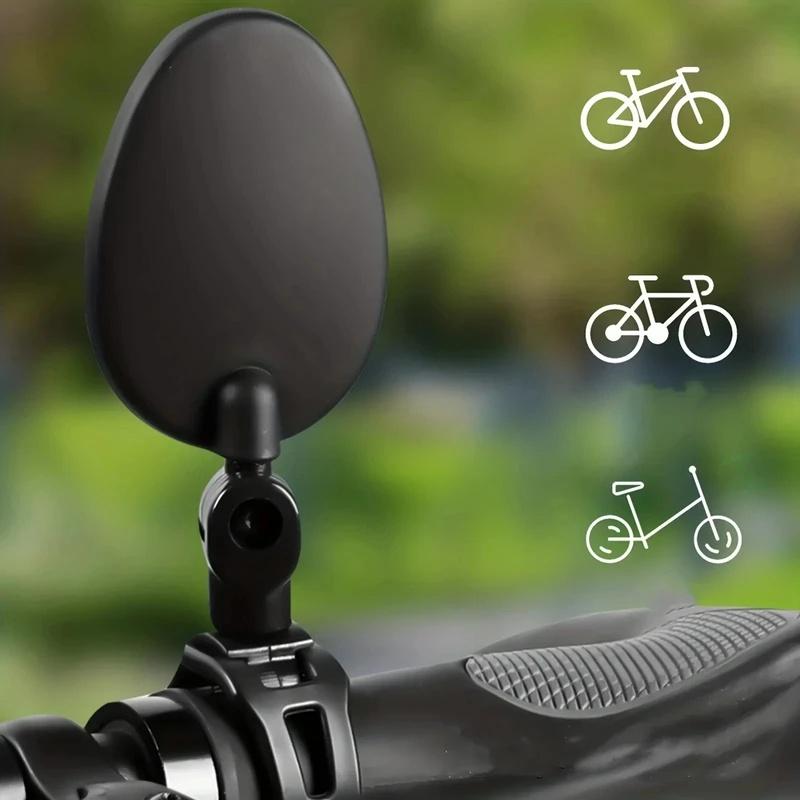Bicycle Rearview Mirror 360 Rotate Adjustable Bike Rear View Mirror Wide-Angle Road Cycling Handlebar Universal MTB Accessories
