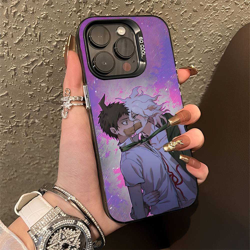 Nagito Hajime Komahina Phone Case For iPhone 15,16,12,14,13,17,11,E,Pro,Max,Plus,Air,Mini Black TPU Cover