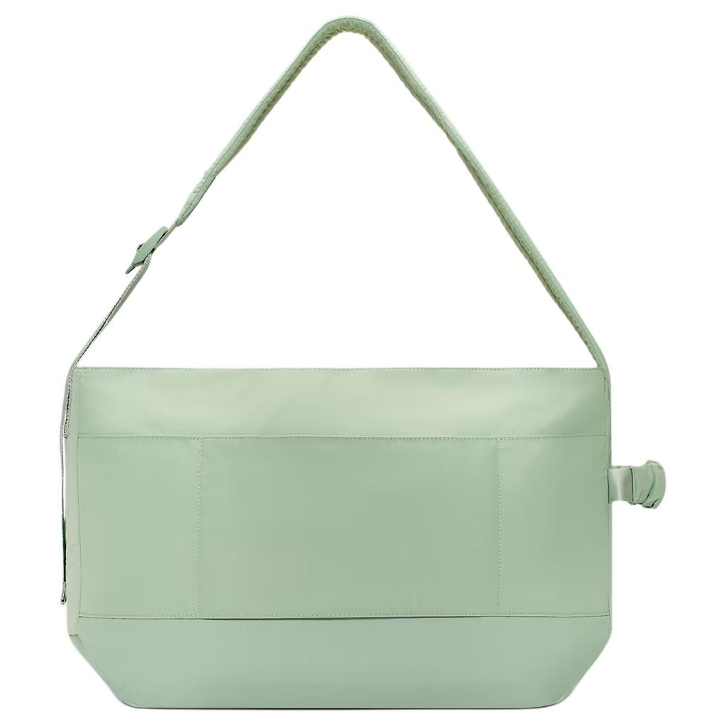 Nike Zipper Closure Fabric Tote Bag Unisex Tote Bags Gray Green HV1193-008