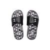 Under Armour  Ignite 6 Graphic Footbed Slide Halo Grey Black Women Sneakers 3023767-105