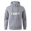 Long Sleeve Teens Autumn Black Gray Hooded Sweatshirt Hoodie Sportswear