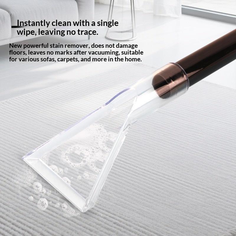 Transparent Vacuum Cleaner Suction Head Accessory 32/35mm Fit Most Models for Wet Liquid Stain Car Interior Deep Cleaning