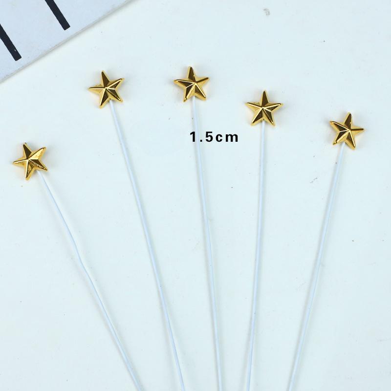 Mini, 3D Mini, Pentagram, Cake Decoration Plugin, Ornament, Wire, Pentagram, Star, Birthday Baking Accessories