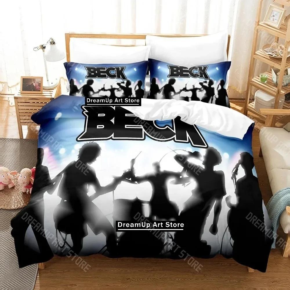 3D Print Beck Anime Bedding Set Single Twin Full Queen King Size Bed Set Adult Kid Bedroom Duvetcover Sets Bed Sheet Set