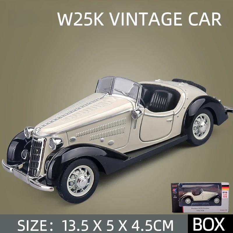 

Масштаб 1/32 WANDERER W25K Классический автомобиль Сплав Металл Литой под давлением Ретро Модель автомобиля Детские Звуковые и Световые Игрушки Украшения Центрального Управления белый