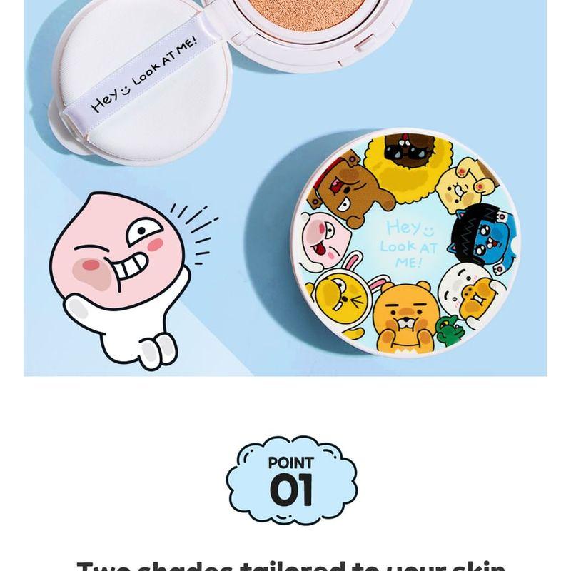 esfolio - Look At Me Soothing Sun Cushion KAKAO FRIENDS Edition - 2 Colors