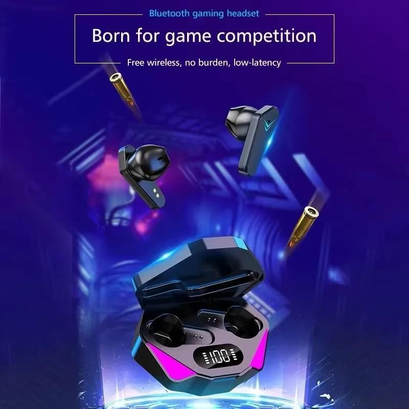 X15 TWS Gaming Earphones - Bluetooth 5.3, Mic, Deep Bass, 9D Stereo - for Gamers & All Phones