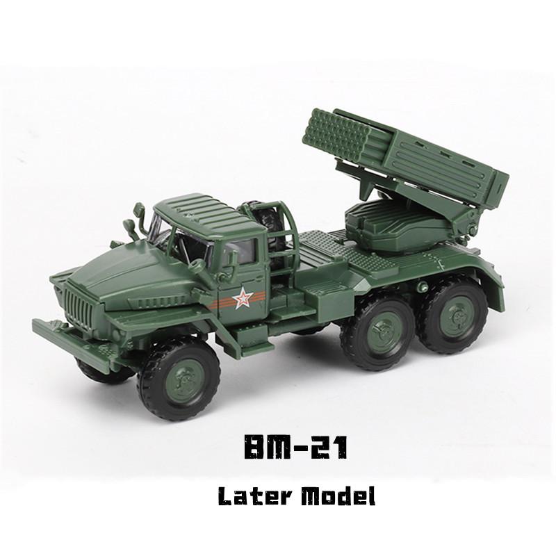 4D 1/72 Sowjetischer BM-21 Raketenwerfer TOS-1 Schweres Flammenwerfersystem Montage Puzzle Modell Militärspielzeug Panzer
