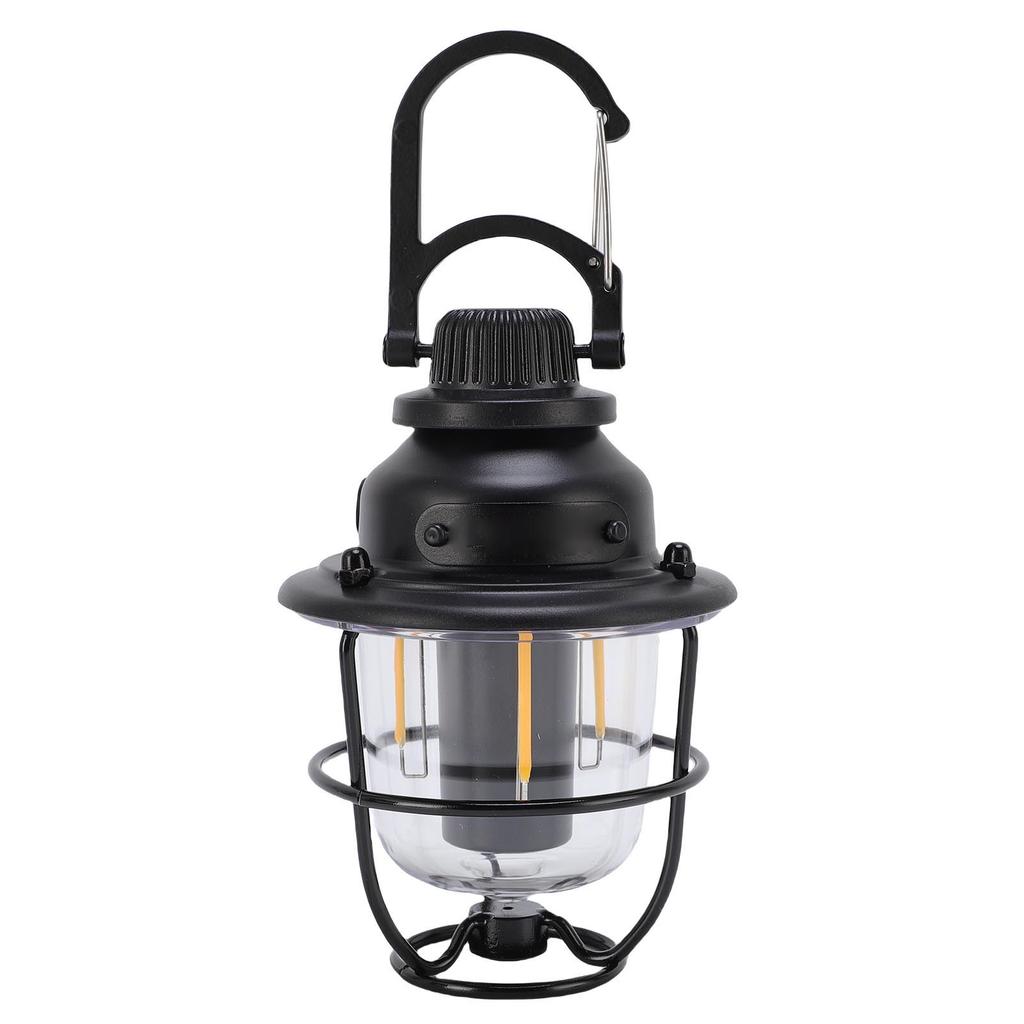 LED Camping Lantern 3LED 9SMD IPX3 Rainproof Battery Powered Camping Light Retro Hanging Tent Light