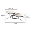 2 Layer Cupcake Cake Stand, Serving Tray Retro Storage Supplies Fruit Containers Display for