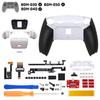 eXtremeRate RISE Plus MAX RMB Back Paddle Kit for PS5 Controllers and with Clicky Trigger Stops and Rubber Remappable Real Metal Back Button Kit for