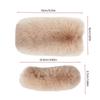 Motorcycle Handlebar Cover Plush Windproof Guard Handlebar Grip Cover For Motorbike Riding Snowmobile Atv Winter Summer Cycling