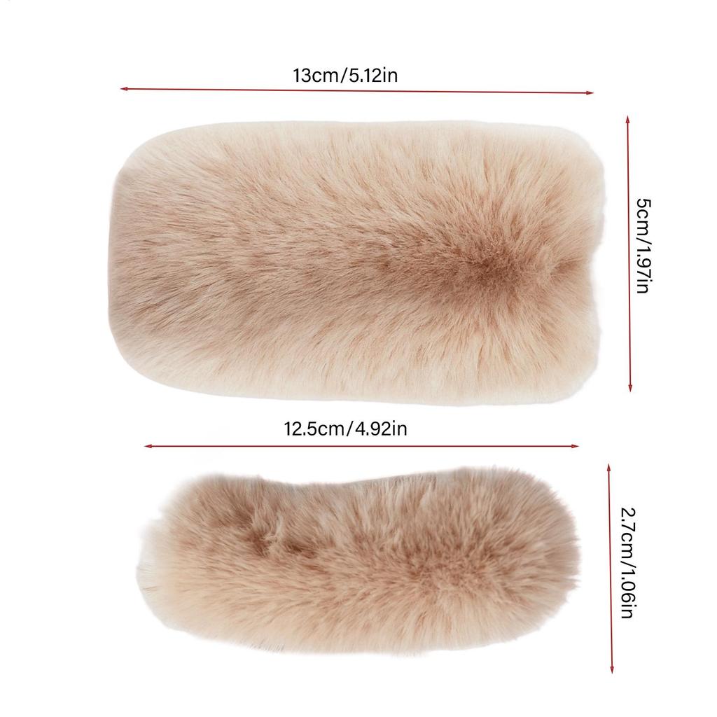 Motorcycle Handlebar Cover Plush Windproof Guard Handlebar Grip Cover For Motorbike Riding Snowmobile Atv Winter Summer Cycling