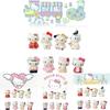 Adorable 8 Piece Hello Kitty Cartoon Figurine Collection Pvc Toy Set For Display