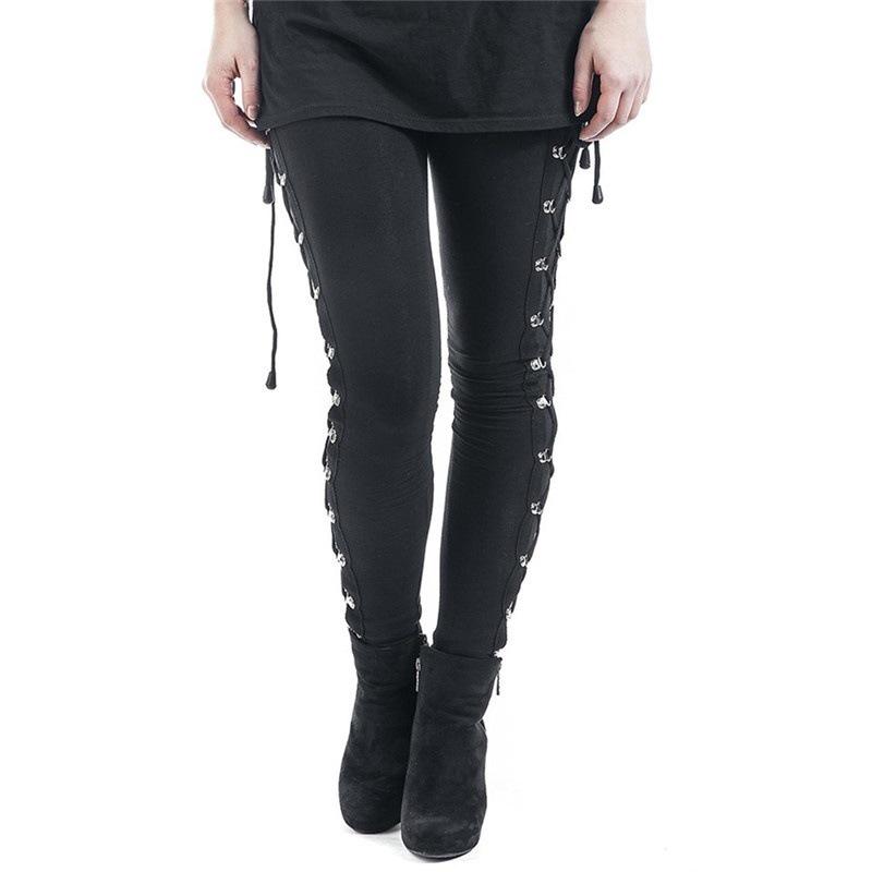 Women Fashion Bandage Pants Fitness Sports Skinny Leggings Slim Pants