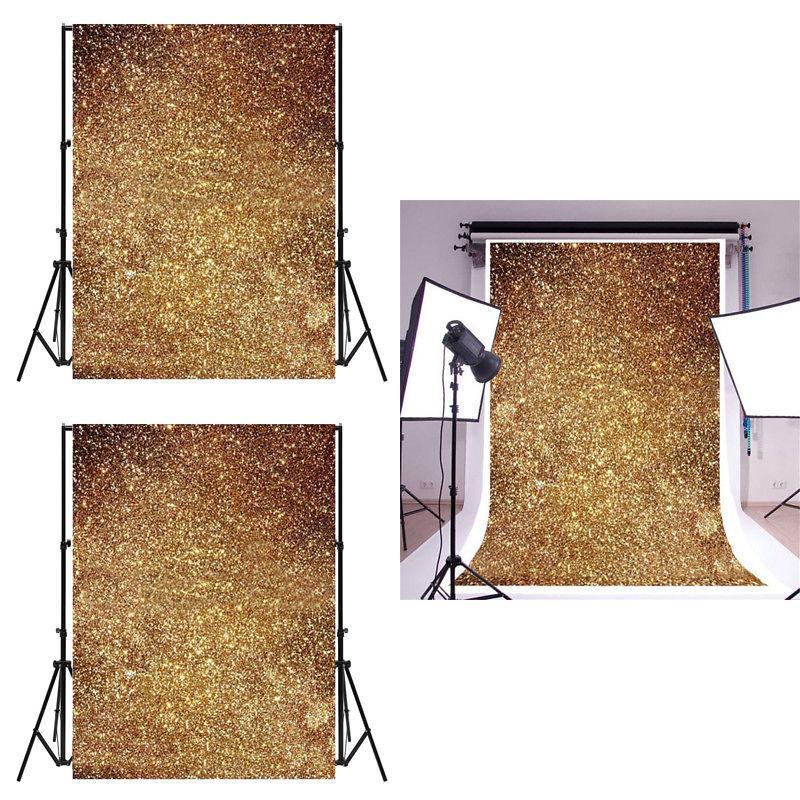 Glitter Studio Golden Photography Backdrop Prop Tools For Wedding Christmas