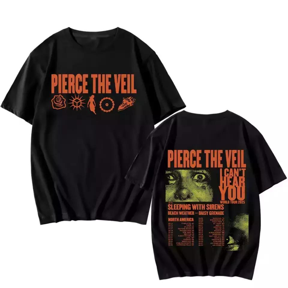 Pierce The Veil I Can't Hear You Welttournee 2025 T-Shirt Vollständige Größen S-5XL