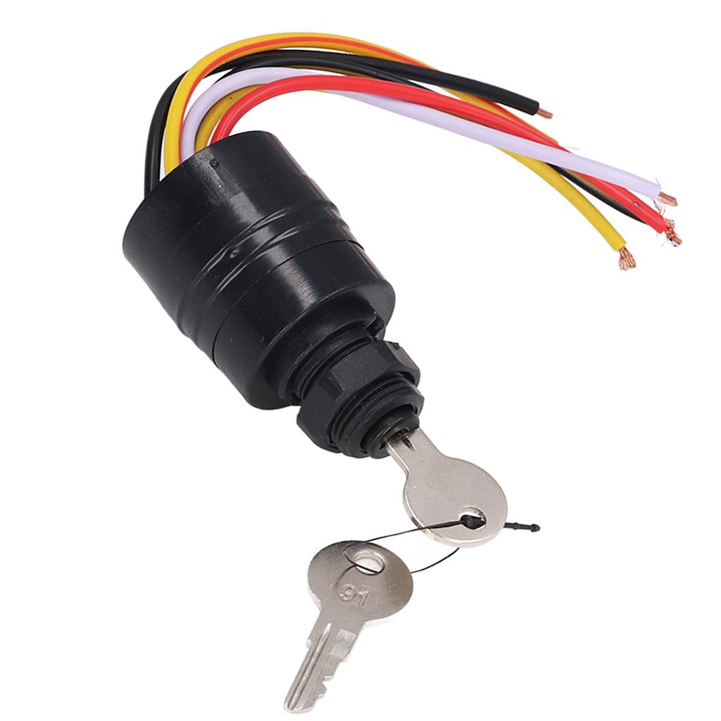 Boat Engine Ignition Switch with 2 Keys MP41070 2 6 Wires Strong Conductivity Replacement for Mariner Outboard Motor