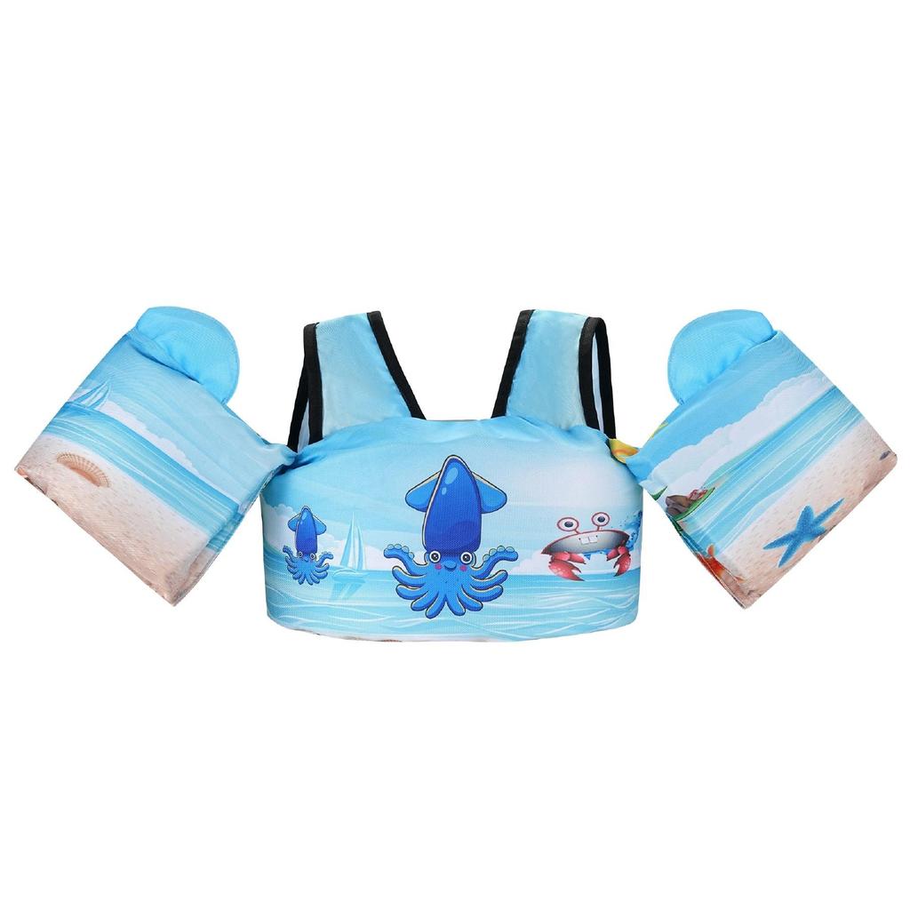 Children's Cartoon Flotation Suit and Armbands Swimming Gear