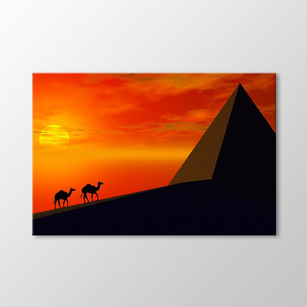 

Верблюды и Пирамида Живопись