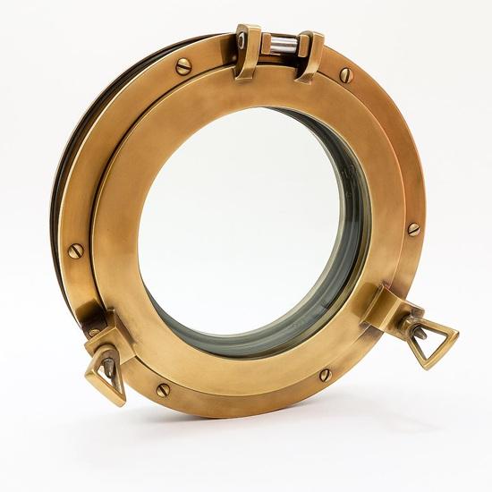 30.48 cm Rustic Nautical Porthole Window Solid Aluminum, Maritime Wall Decor Home Office Decor Wedding Anniversary Christmas New Year Biethday Gift